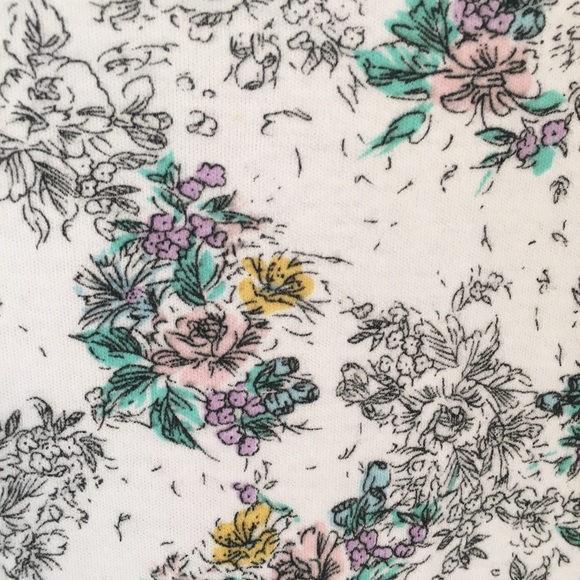 💐VTG 80s drop waist cotton floral dress - Picture 7 of 11